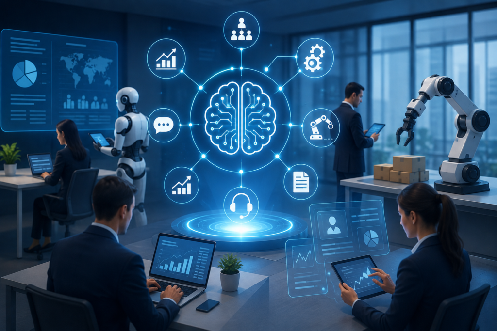 AI is transforming business operations with automation and smarter workflows