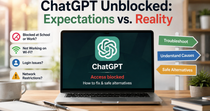 chatgpt unblocked troubleshooting for Wi-Fi, school, work, and network restrictions