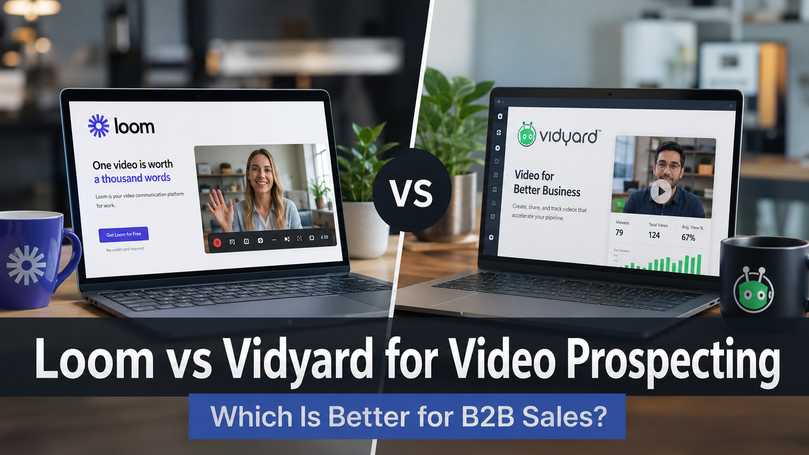 Loom vs Vidyard for Video Prospecting: Which Is Better for B2B Sales?