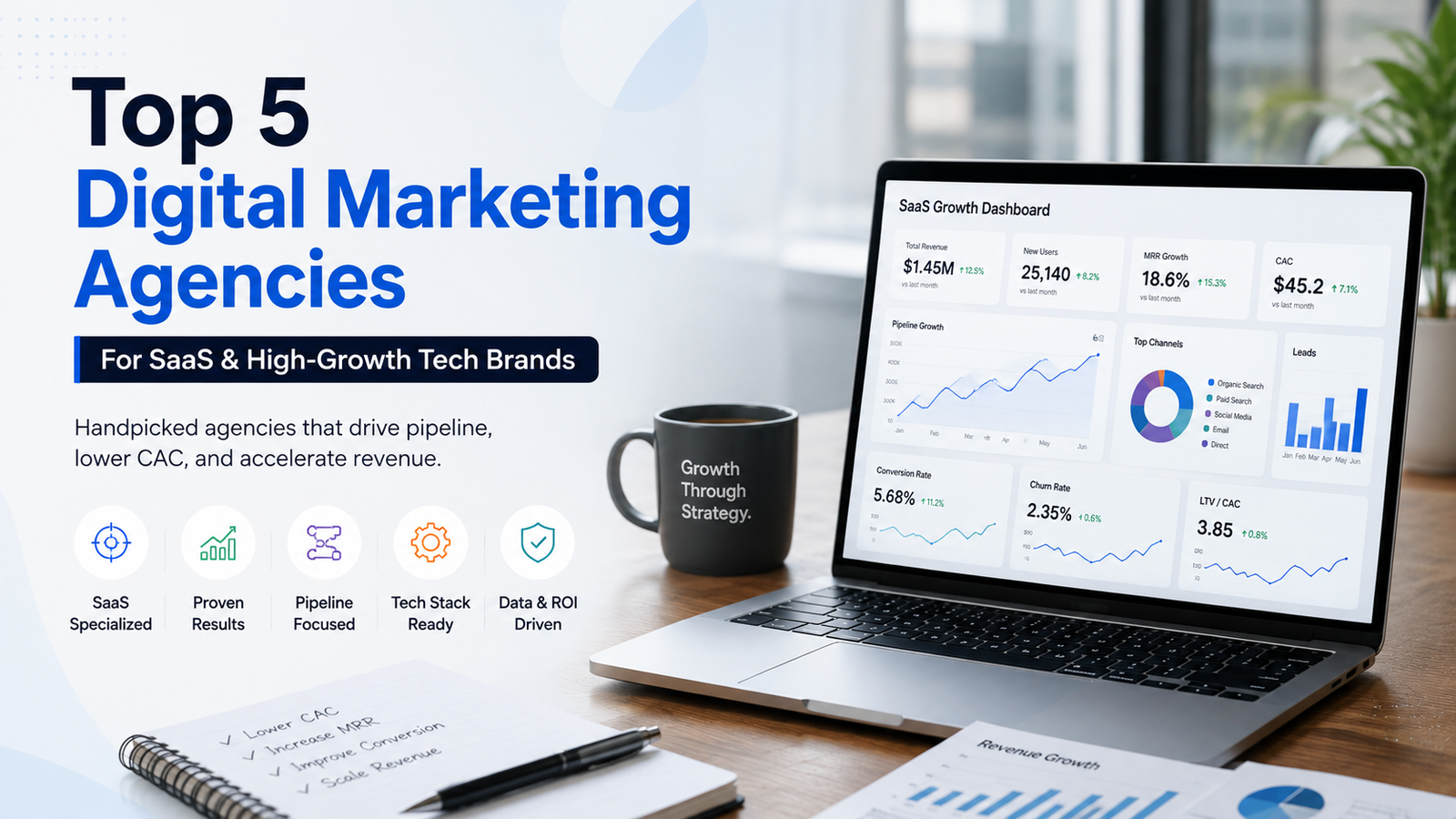 Top 5 Digital Marketing Agencies for SaaS & High-Growth Tech 2026