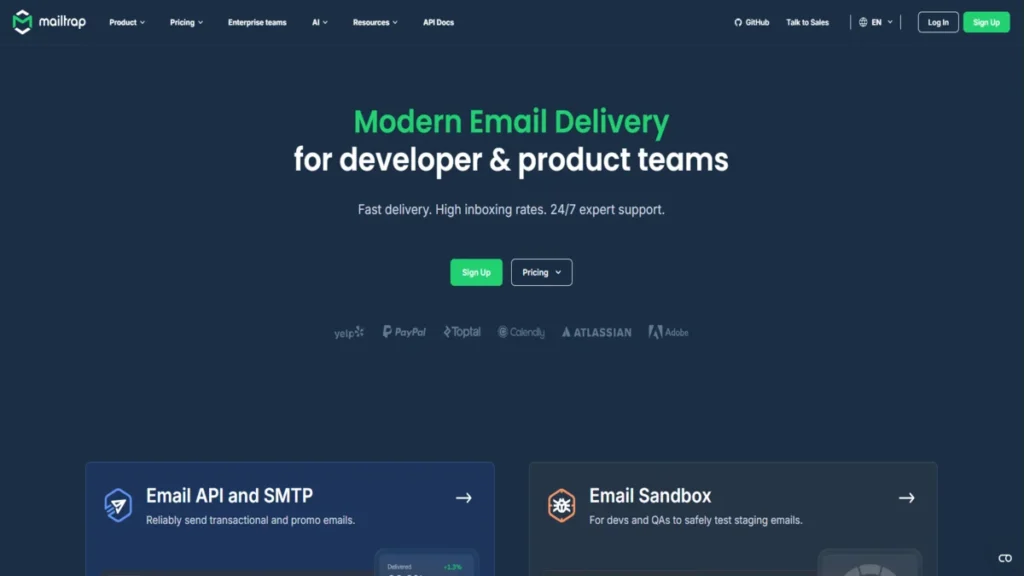 best email api