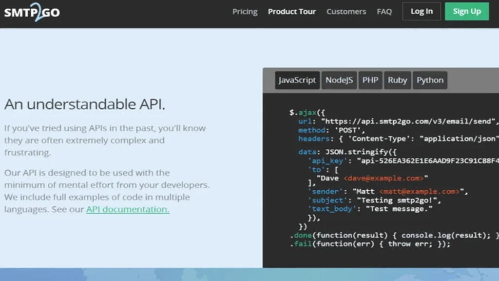 best email api