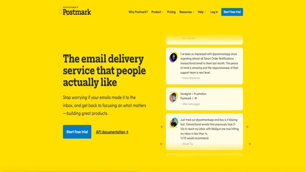best email api
