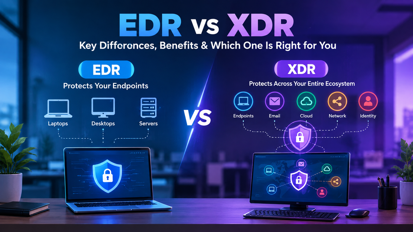 EDR vs XDR: Key Differences, Comparison & Beginner’s Guide 2026
