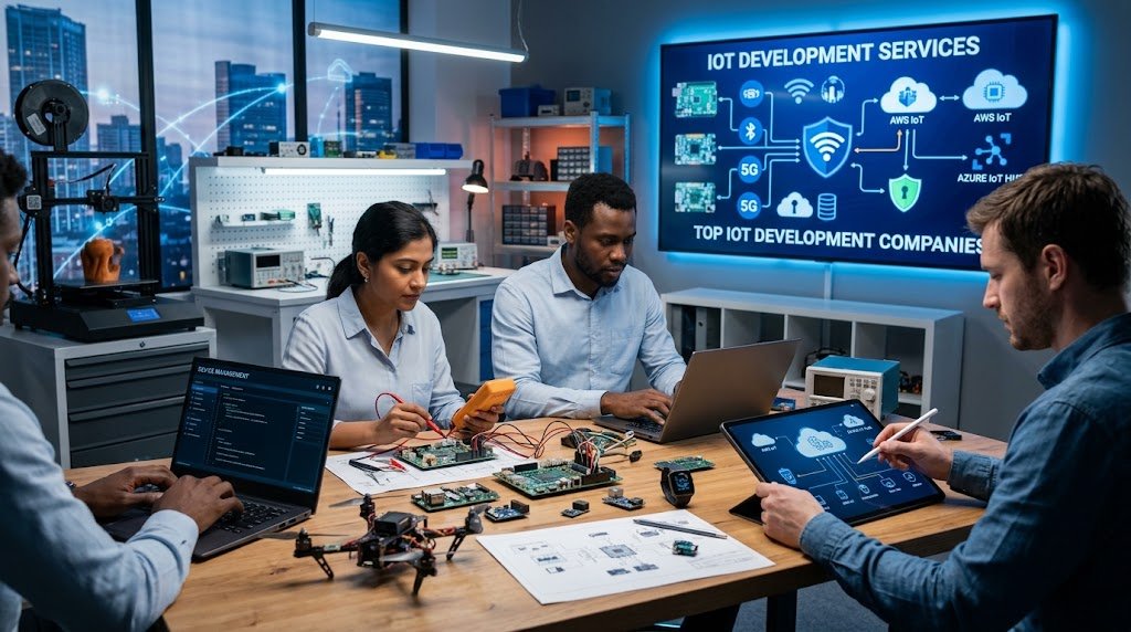 Top IoT development companies architecture and services