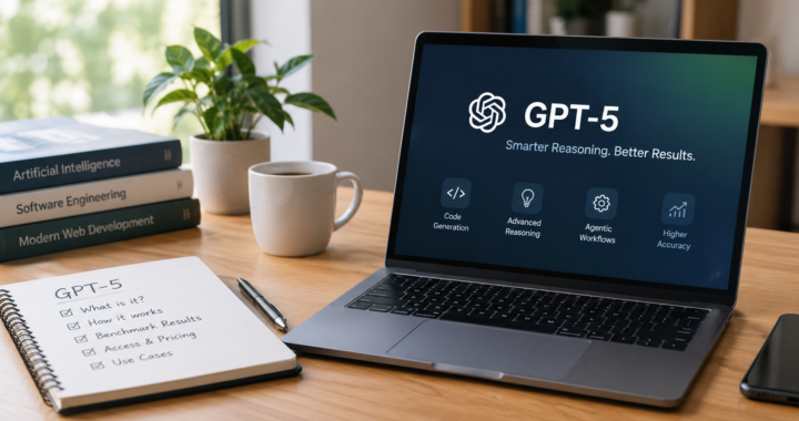 Diagram illustrating the operational modes and reasoning loop of GPT-5