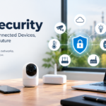 Comprehensive IoT security architecture protecting connected smart devices and enterprise networks from cyber threats