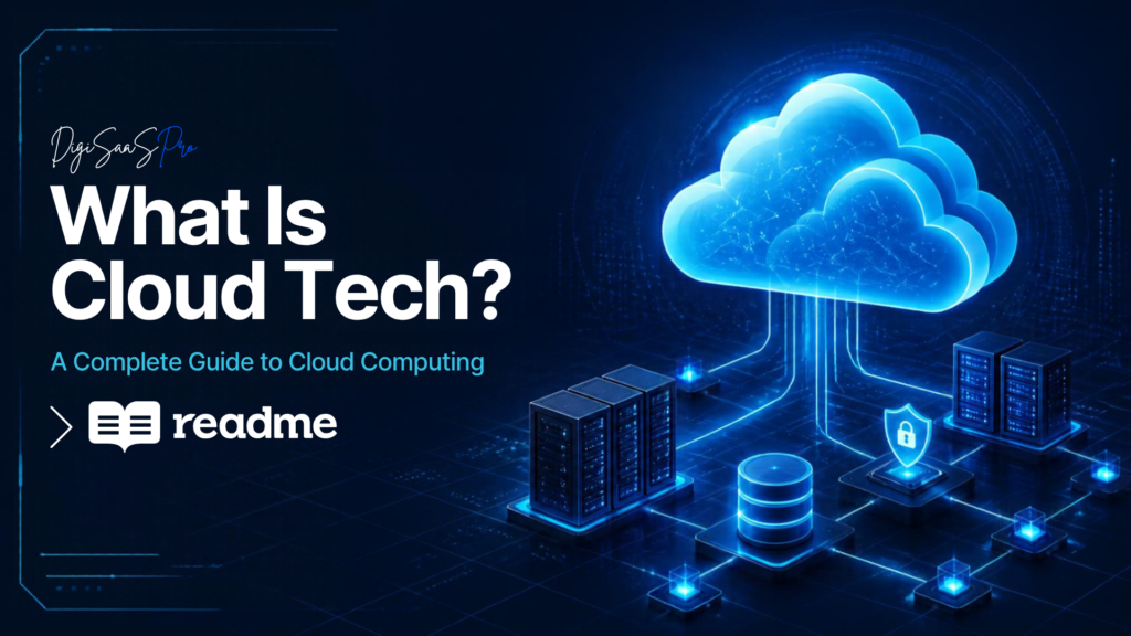 A visual representation of modern cloud tech infrastructure including hybrid networks and data storage.