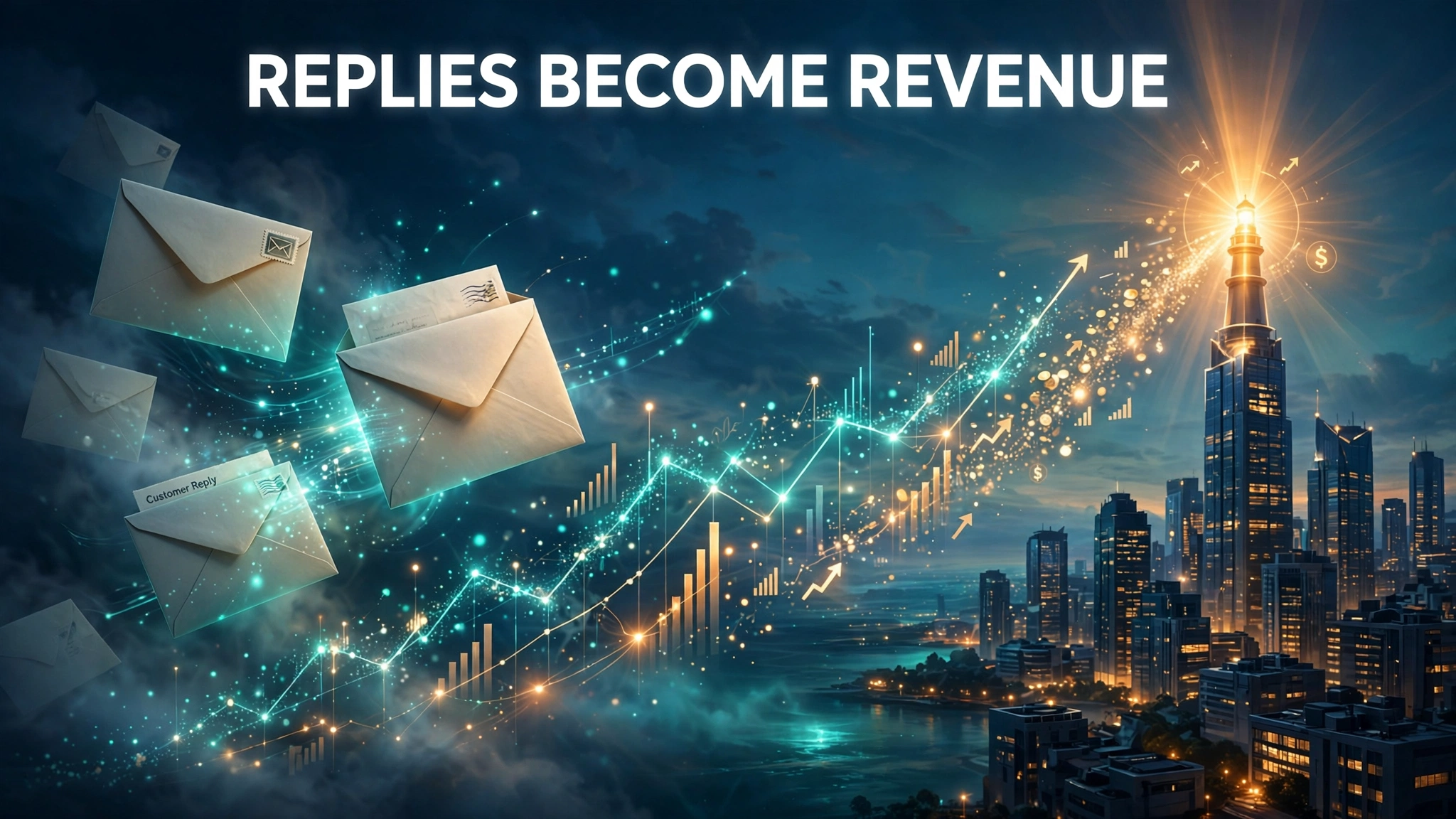 EngageLab Agent Email verdict illustration of customer replies turning into revenue