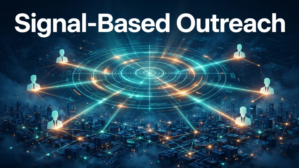 Signal based outreach radar for cold email 2026 campaigns