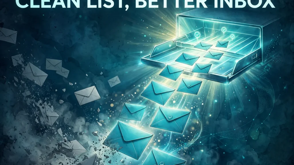 Email sunset policy guide showing a clean email list reaching the inbox
