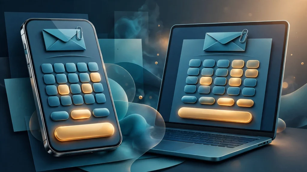 AMP powered interactive email marketing example with a live booking form inside the message