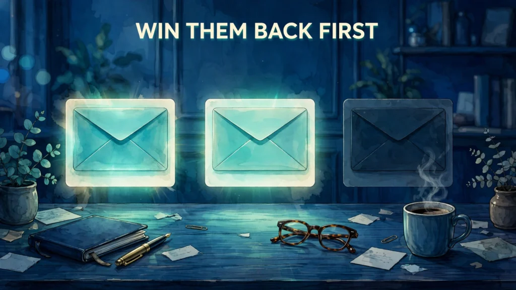 Email sunset policy re-engagement sequence winning subscribers back first